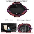 thumbnail image 3 of Pioneer Flower Floral Print Pattern Travel Tote Bags for Women Carry On,Large Weekender Bags for Women Travel,Multi Functional Duffle Bag for Work,Shopping,Sports, 3 of 5