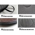 thumbnail image 2 of 2pcs 360° Rotating Seat Cushion,15.7in Seat Cushion Claret, 2 of 5