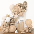 thumbnail image 4 of Kit de guirnaldas con forma de arco de globos Amandir White Sand 153 piezas, 4 of 7