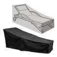thumbnail image 1 of Funda protectora para tumbona, funda impermeable con cordón para sillones, sillones, muebles de exterior (negro, 210d) TUNC Sencillez, 1 of 5
