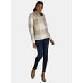 thumbnail image 3 of Dreamers by Debut Women’s Cowl Neck Sweater with Long Sleeves, Midweight, Sizes XS-XL, 3 of 4