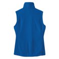 thumbnail image 6 of Womens Super Soft Value Polyester Fleece Vest True Royal 4X-Large, 6 of 6