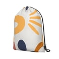 thumbnail image 2 of XMXT Waterproof Gym Bag, Abstract Pastel Art Patterns Drawstring Backpack for Men, m Multicolor, 2 of 8