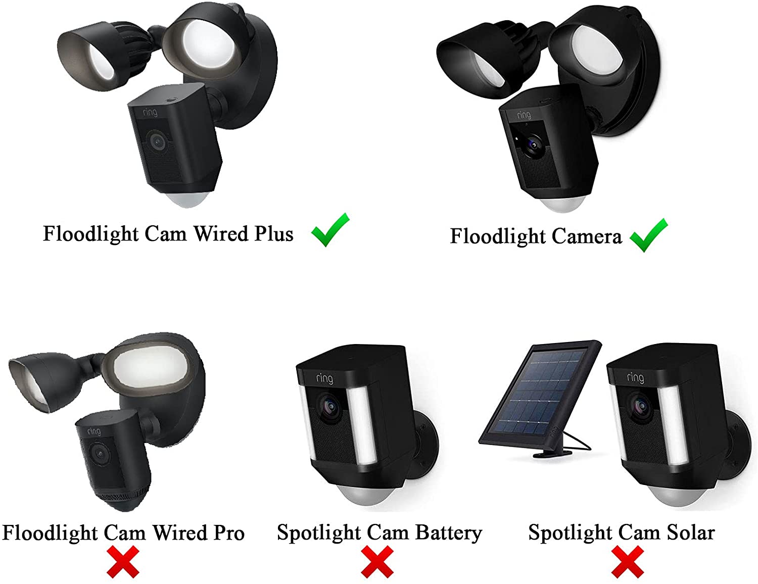 Wired Doorbell Pro (Video Doorbell Pro 2) + Floodlight Cam Wired Plus  Bundle | Ring