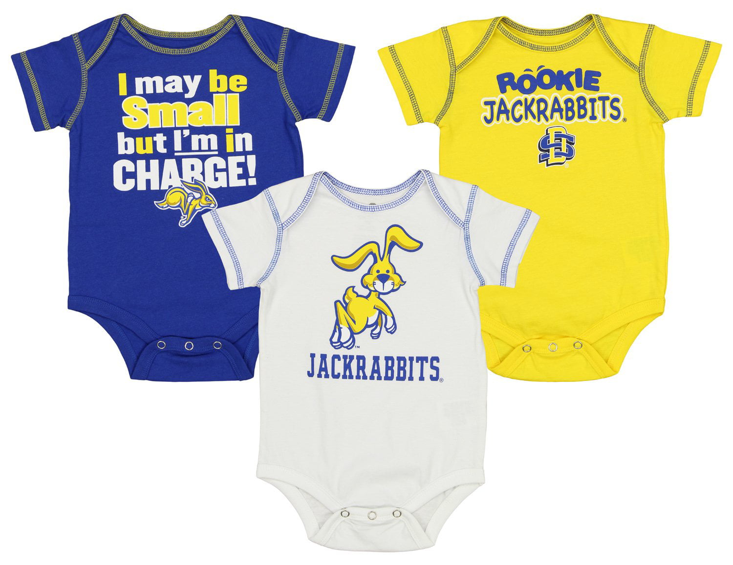 Outerstuff NCAA Infant Coastal Carolina Chanticleers 3 Pack Creeper Bodysuit Set 