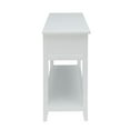 thumbnail image 3 of ACME Flavius 2-Drawer Wooden Console Table in White, 3 of 7