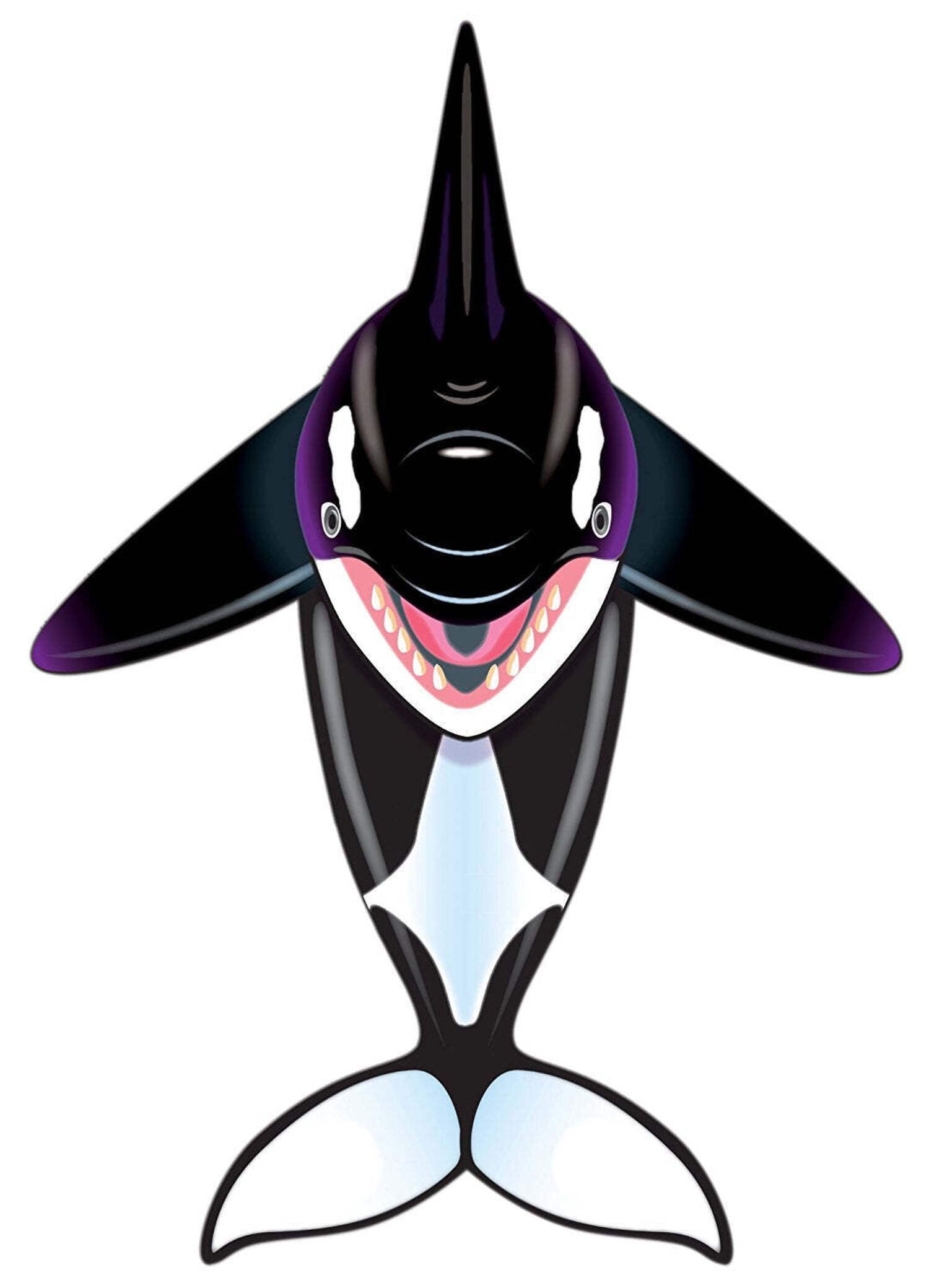 WindNSun Sealife Orca Kite DLX Ripstop Nylon Killer Whale Kite 57 Inches Tall