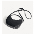 thumbnail image 3 of NARNI Crescent Crossbody Bag for Women, Small Leather Shoulder Purse with Multiple Pockets, 3 of 5