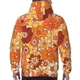 thumbnail image 5 of Bingfone Hippie Flower Men'S Drawstring Hoodie Long Sleeve Pocket Sweatshirts-Medium, 5 of 9