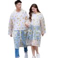 thumbnail image 3 of Poncho Imperméable Portable pour Adulte avec Capuche et Manches, Licorne, M, 3 of 6