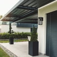 thumbnail image 3 of Globe Electric Integrated LED Matte Black Outdoor Indoor Wall Sconce, 3 of 7