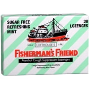 Fisherman's Friend Lozenges Sugar Free Refreshing Mint 38 Each