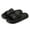 Black, variant on Spencer Women's Clouds Slippers Anti-Slip Quick Drying Shower Slides Bathroom Sandals Soft Thick Sole Slides
