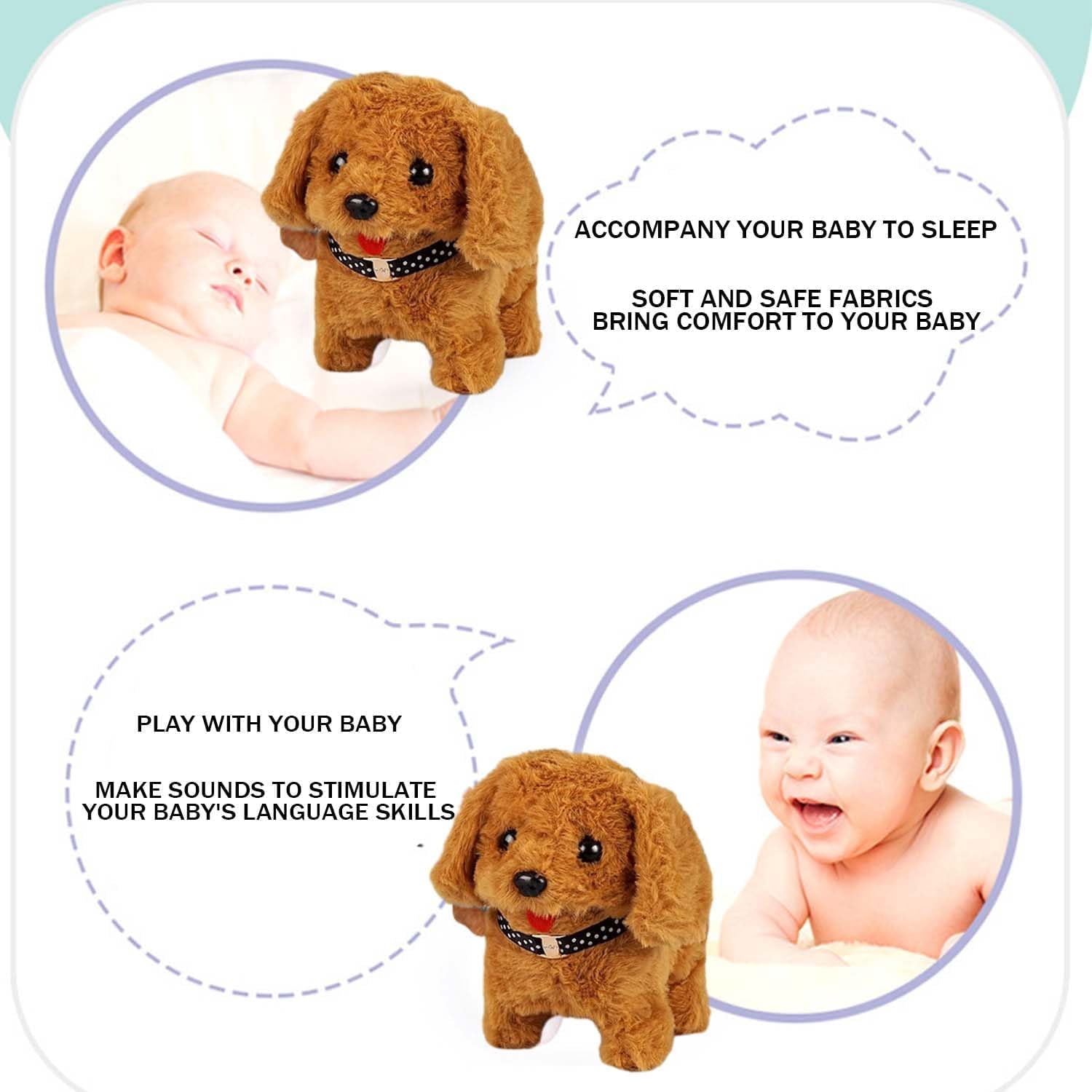 Milow Robot Puppy, Milow - My Realistic Robot Puppy, Realistic Milow Robot Puppy, Electronic Interactive Stuffed Puppy Dog - Walking, Barking, Tail Wagging, Milow Robot Puppy Dog for Kids