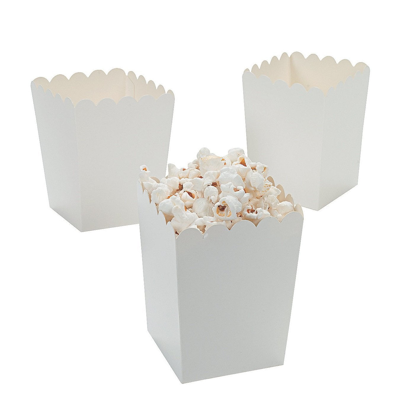 Mini White Popcorn Boxes - Walmart.com - Walmart.com