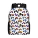 thumbnail image 1 of Balery Cartoon Monster Trucks1 Mochila - Mochila Estilosa y Duradera para Laptop de 15 Pulgadas con Tela Oxford Impermeable, 1 of 8