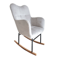 thumbnail image 1 of Silla mecedora sillon reclinable moderno decorativo ilios innova  london gris claro, 1 of 9