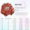 thumbnail image 2 of YiZYiF Kids Boys Casual Sweatshirt Crew Neck Letters Print Long Sleeve Pullover Top School Wear Yellow 9-10, 2 of 2