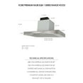 thumbnail image 2 of KOBE RA3836SQB-1 Premium 36-inch Under Cabinet Range Hood, 2 of 6
