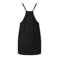 thumbnail image 6 of AOMPMSDX Womens Sleeveless Mini Dress Casual Adjustable Strap Workout Sport Tennis With Pockets Dress Black S, 6 of 7