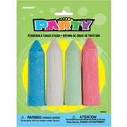 Sidewalk Chalk Party Favors, Assorted 4ct