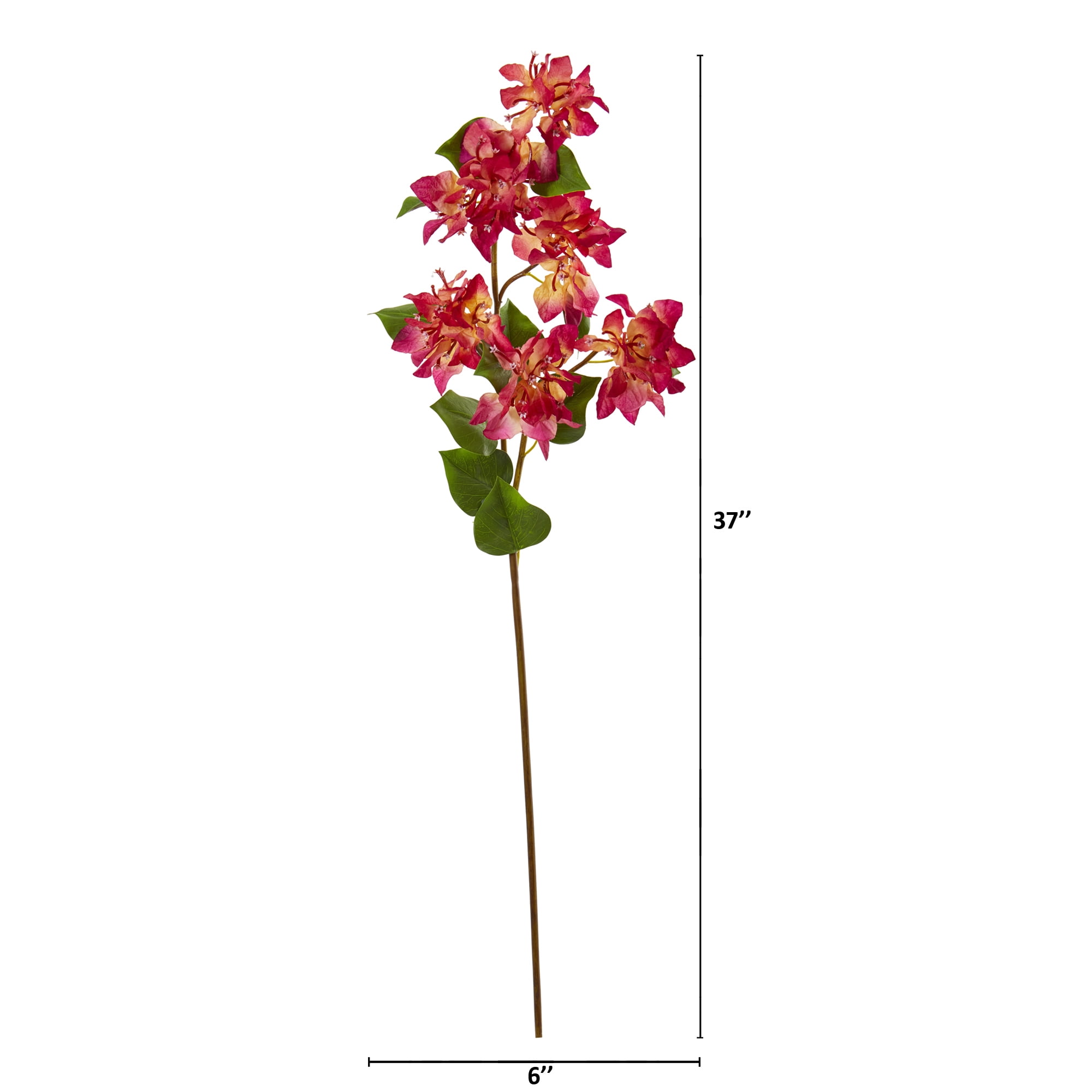 Nearly Natural 37in. Bougainvillea Artificial Flower (Set of 4)