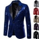 thumbnail image 5 of Traje de lentejuelas doradas de alto rendimiento, traje de talla grande, traje de presentador de discoteca para hombre, abrigo de estudio MC, 5 of 6