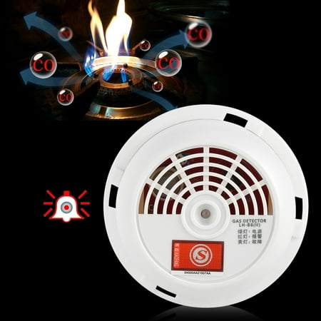 Dilwe 70db Natural Gas Leak Alarm Warning Sensor Detector Home Security Tool with Indicator Light, Gas Leak Alarm, Gas Alarm