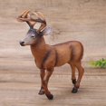 thumbnail image 2 of High Simulation Plastic Animal Brown Deer Model with White Tail Kid Toy for Education, 2 of 4