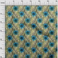 thumbnail image 3 of oneOone Cotton Jersey Medium Blue Fabric Tropical Sewing Material Print Fabric By The Yard 58 Inch Wide, 3 of 6