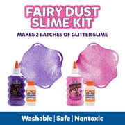 Elmer’s Fairy Dust Slime Kit, Creates Glitter Slime, Includes Liquid Glue and Slime Activator, 4 Count