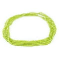 thumbnail image 3 of The Bead Chest Lime Green Matte Glass Seed Beads (3mm) - 24 inch Strand of Quality Glass Beads, 3 of 4