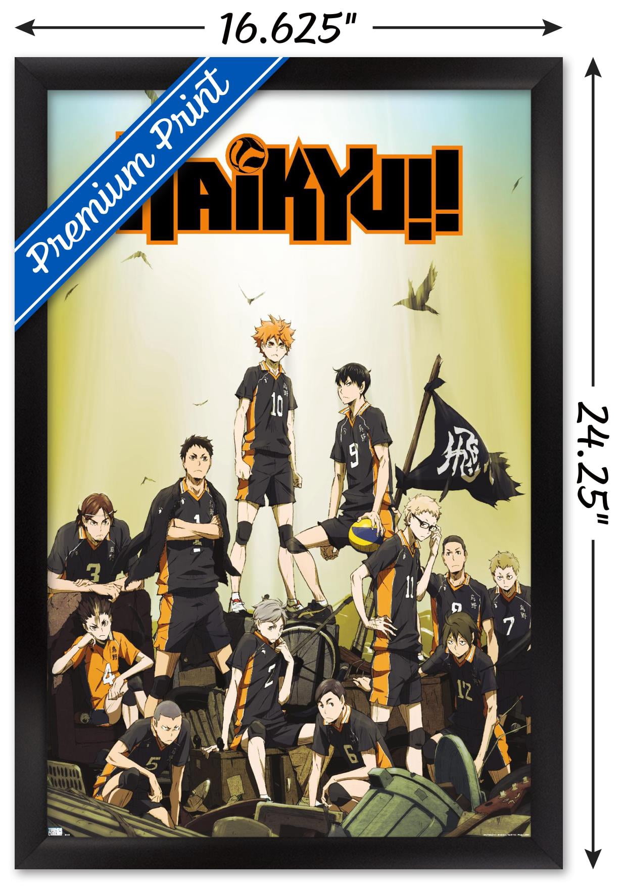 Haikyu!! - Key Art Wall Poster, 22.375