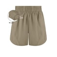 thumbnail image 5 of BIG ELEPHANT Women's Athletic Running Shorts with Zipper Pockets, Lined Sports Shorts, 5 of 8