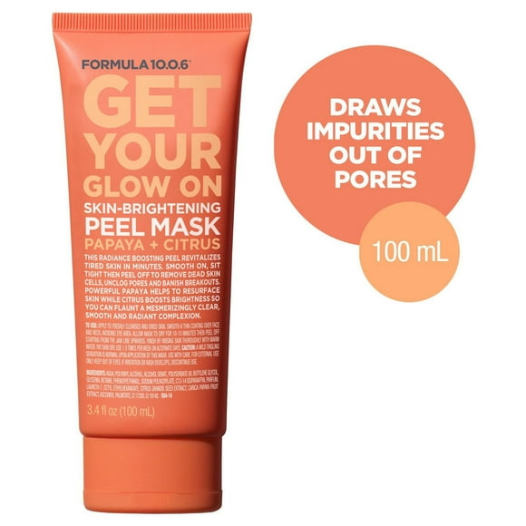FORMULA 10.0.6 Get Your Glow on Skin-Brightening Peel Mask