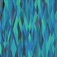 thumbnail image 1 of Ahgly Company Machine Washable Indoor Square Transitional Dark Turquoise Green Area Rugs, 5' Square, 1 of 7