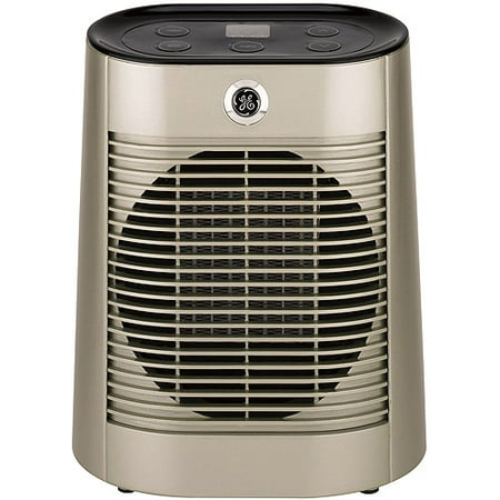 GE Portable Heater, Gray Metallic