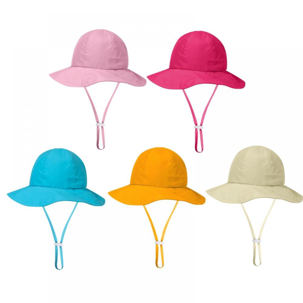 Summer Baby Sun Hat Boys Cap Children Panama Unisex Beach Girls Bucket Hats  Cartoon Infant Caps Uv Protection Jd4