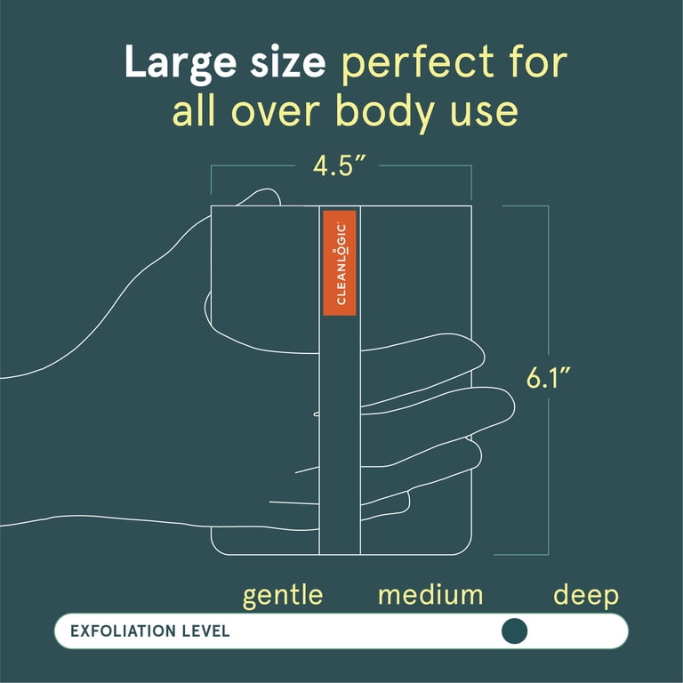 Cleanlogic Sport Large Body Scrubber, Exfoliating Tool photo 6