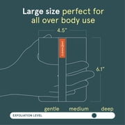 Cleanlogic Sport Large Body Scrubber, Exfoliating Body Tool for Smooth Skin