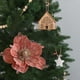 thumbnail image 5 of Uuiauoio Glitter Magnolia Stem Christmas Tree Decoration Realistic Floral Wreath Accent for Holiday Home Party Festive Decor, 5 of 6