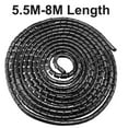 thumbnail image 4 of 12mm Flexible Spiral Tube Cable Wire Wrap Computer Manage Cord Black 5.5-8M, 4 of 5