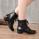 thumbnail image 5 of XIHAHA, zapatos de baile de piel de vaca de alta calidad para mujer, zapatos de baile de Jazz, zapatos modernos de salón suaves para mujer, botas de mujer, zapatillas de deporte, 5 of 5