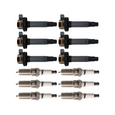 Ignition Coil and Spark Plug Kit 12 Piece - Compatible with 2013 - 2016 Ford Taurus 2014 2015