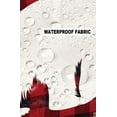 thumbnail image 5 of Pack of 2 Outdoor Pillow Covers, Christmas Buffalo Plaid Red and Black Polar Bear Waterproof Square Throw Pillowcase Cushion Decorative Pillow Covers for Couch Patio Tent, 26x26 in, 5 of 6