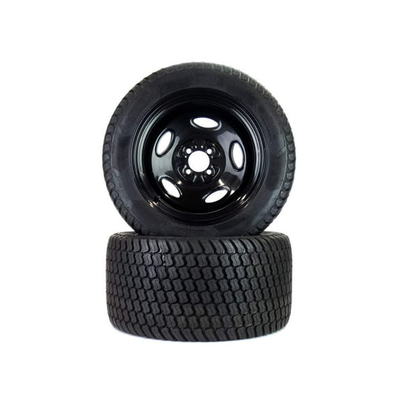 (2) Flat Free Turf Tire Assemblies 26x12.00-12 John Deere ZTrak 54" 60" TCA20130