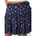 thumbnail image 6 of Celebrity Pink Women's Ruffle Trim Mini Skirt, XS-XXXL, 6 of 7