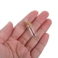 thumbnail image 3 of Masteelf 50Pcs 1.5ml Clear Mini Glass Jars DIY Wish Bottles for Message Weddings Wish Party Favors 1.38*0.47*0.47'', 3 of 8