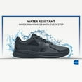 thumbnail image 4 of Shoes For Crews Falcon II, Women's Slip Resistant Work Shoes, Water Resistant, Black Leather, 4 of 9