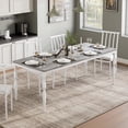 thumbnail image 1 of Bingirl 71 - Inch Rectangular Dining Table for 6. Rustic Farmhouse Kitchen Table with Large Tabletop and Heavy - Duty Legs, 1 of 7